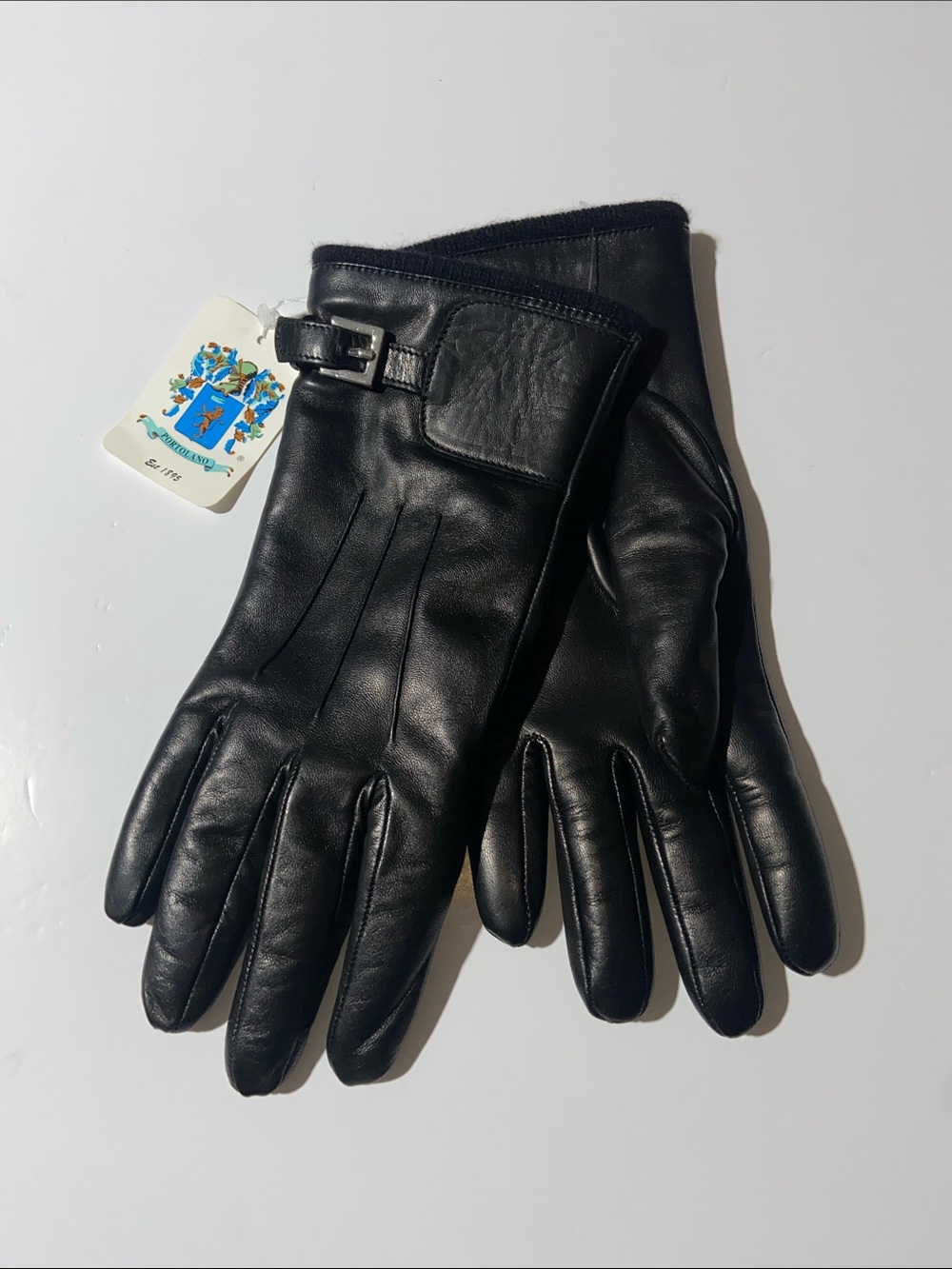Vintage Portolano Women’s Soft Leather Gloves NWT-lined